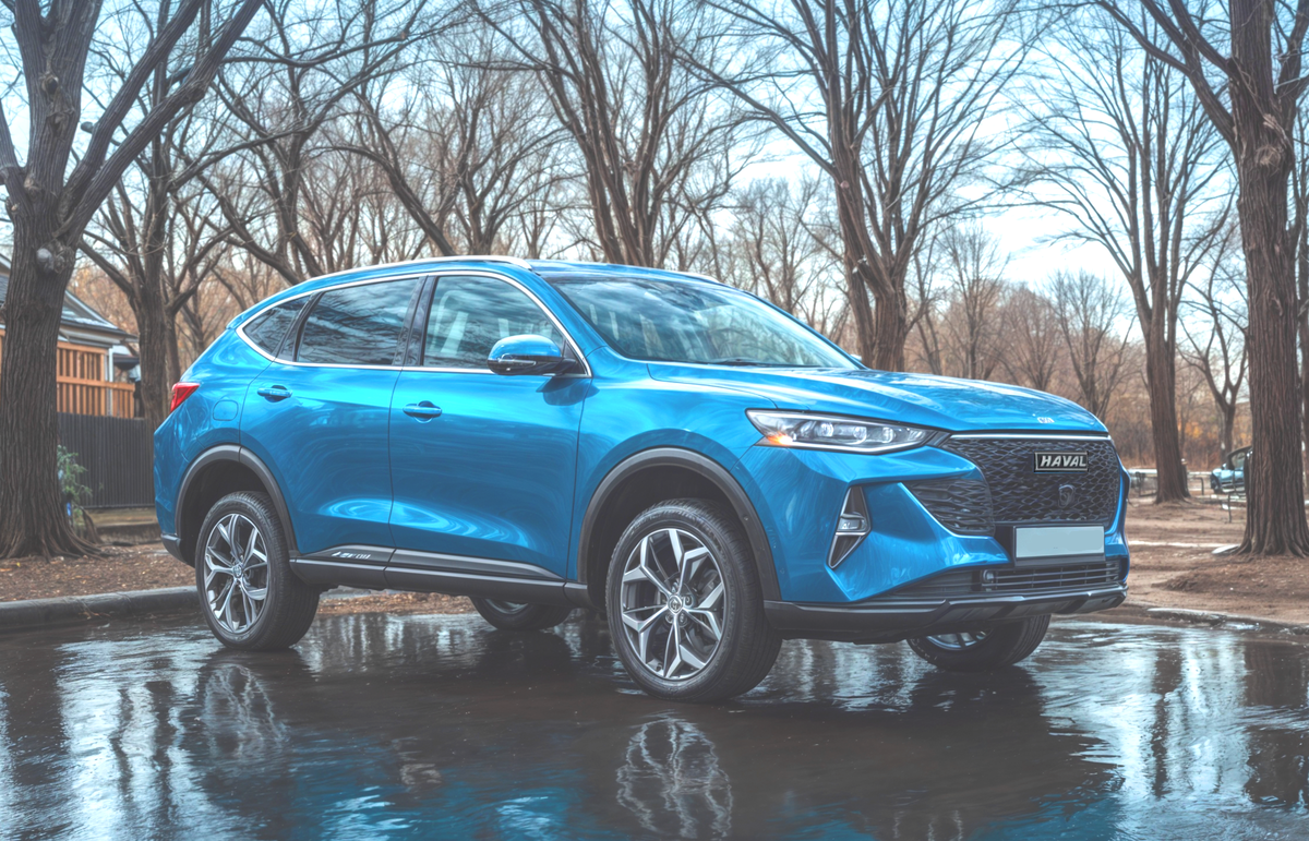 Haval F7 (предыдущего поколения). Новенький, а потому красавчик. Но что будет потом?..