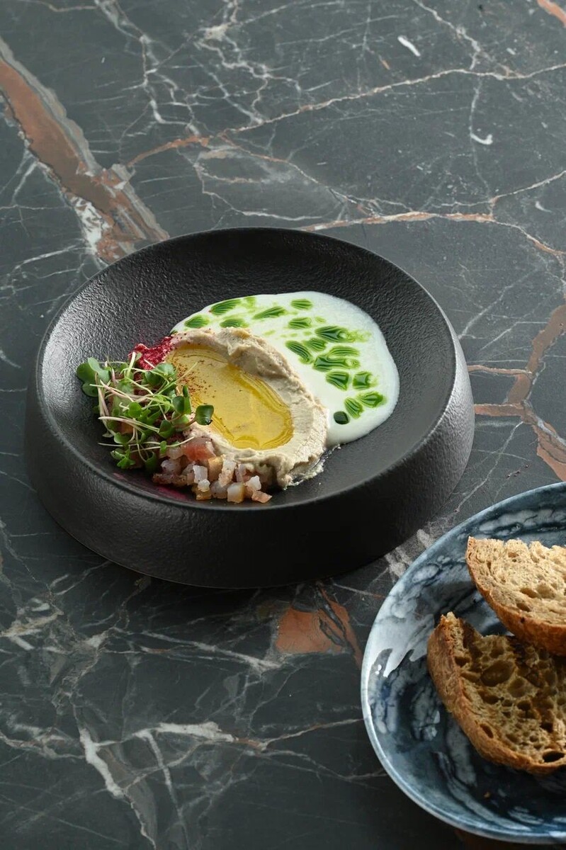 Паштет из жареных карасей в ресторане «Река»