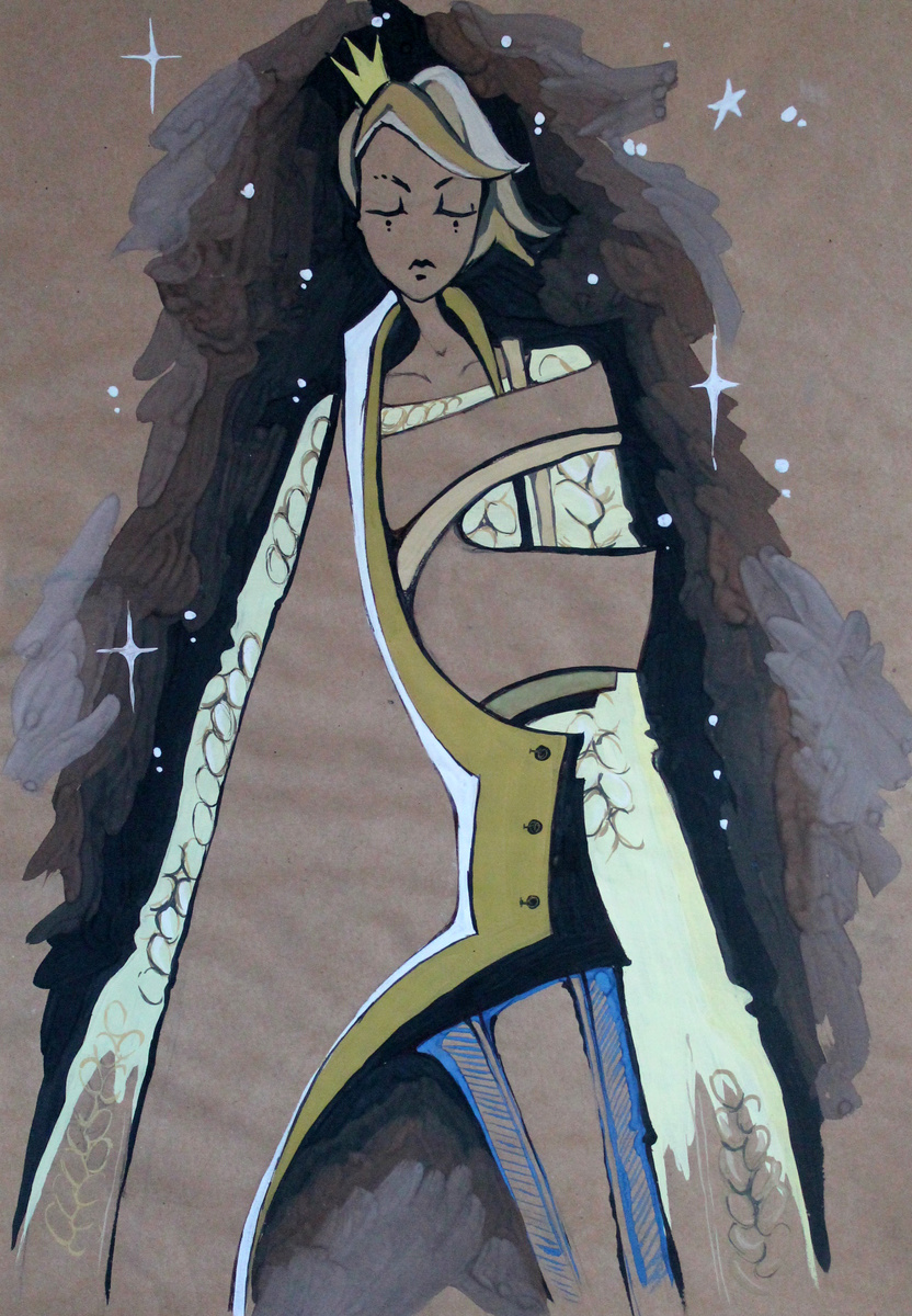 Эскизная графика. Дизайн одежды. Фэшн-иллюстрация