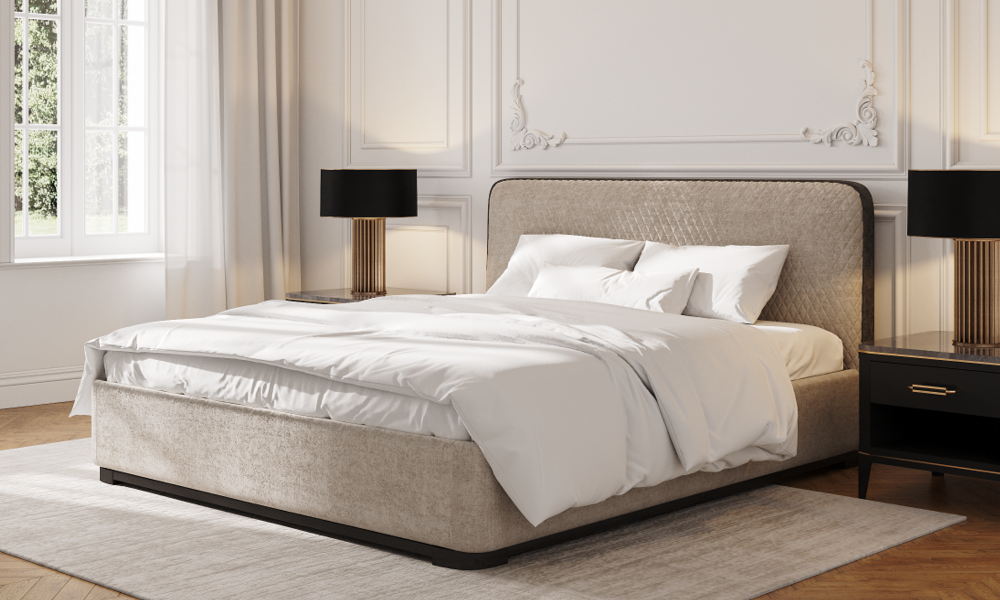 Кровать двуспальная «MONTEROSA»: https://granistilia.ru/catalog/myagkaya-mebel/krovati/krovat-dvuhspalnaya-monteroza/