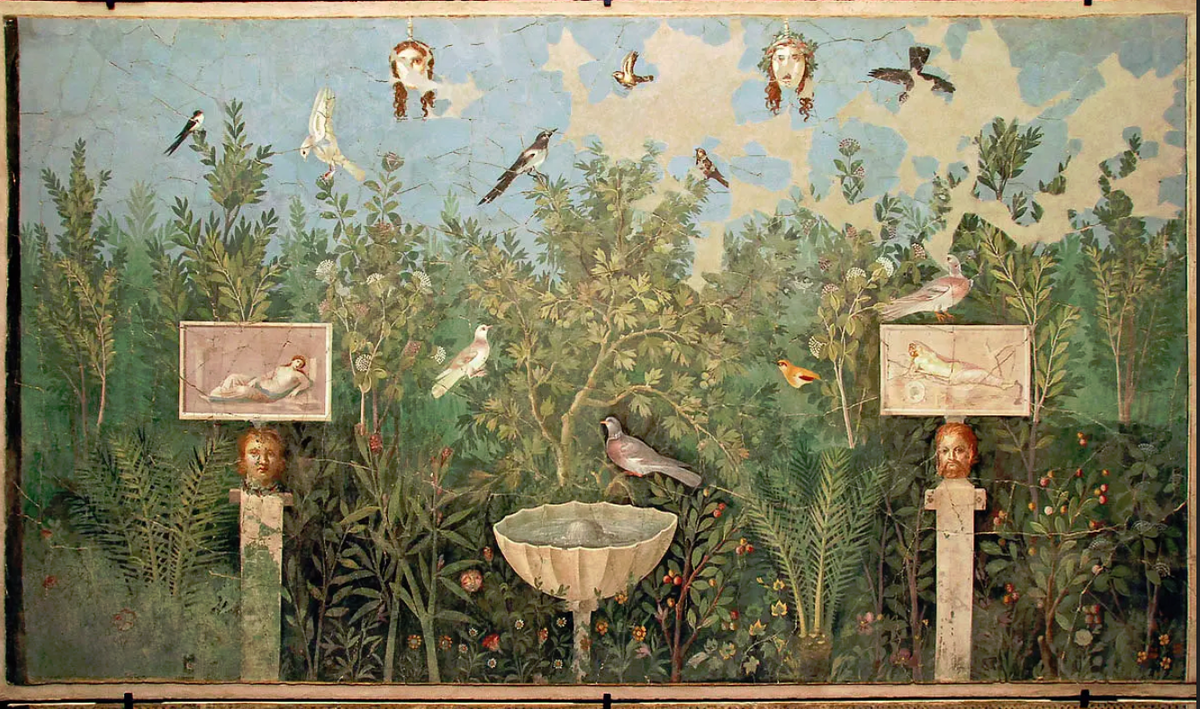 Фреска в кабинете Дома Большого Браслета в Помпеях.