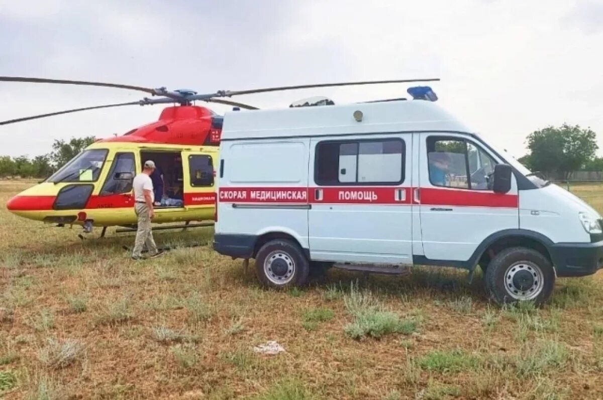    Санавиация в Астраханской области спасла четыре жизни за майские выходные