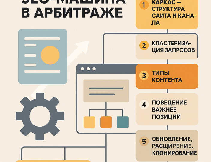 🧱 Как строится SEO-машина в арбитраже: от структуры до семантики