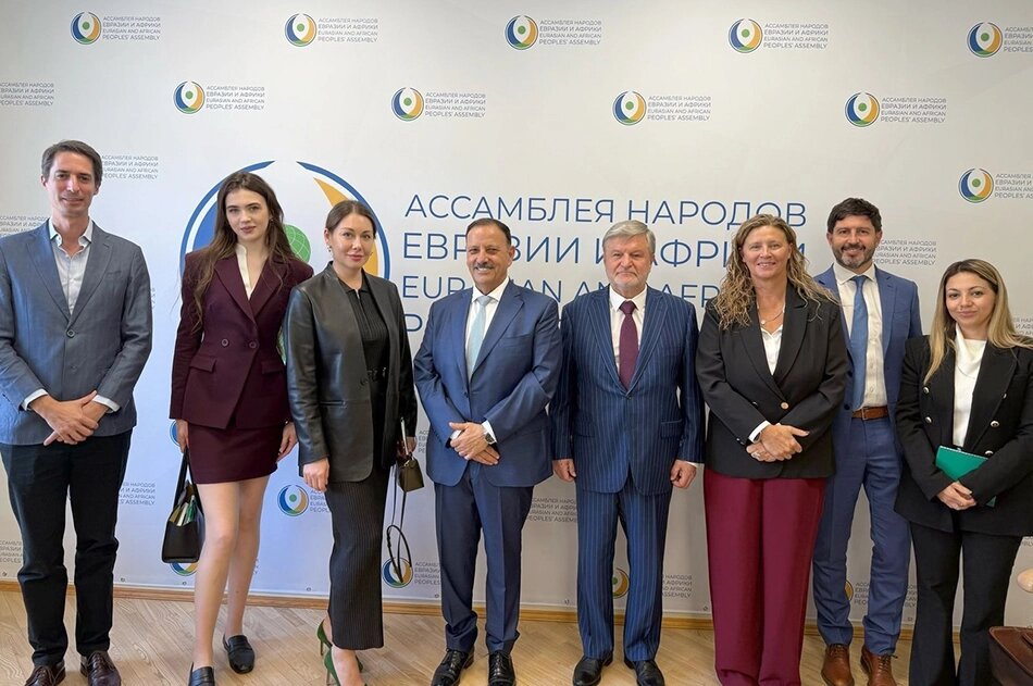    В Ассамблее народов Евразии и Африки. Фото: Из личного архива/ Владислав Жуков