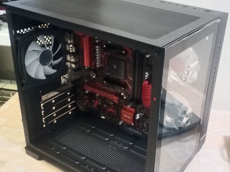 В процессе сборки