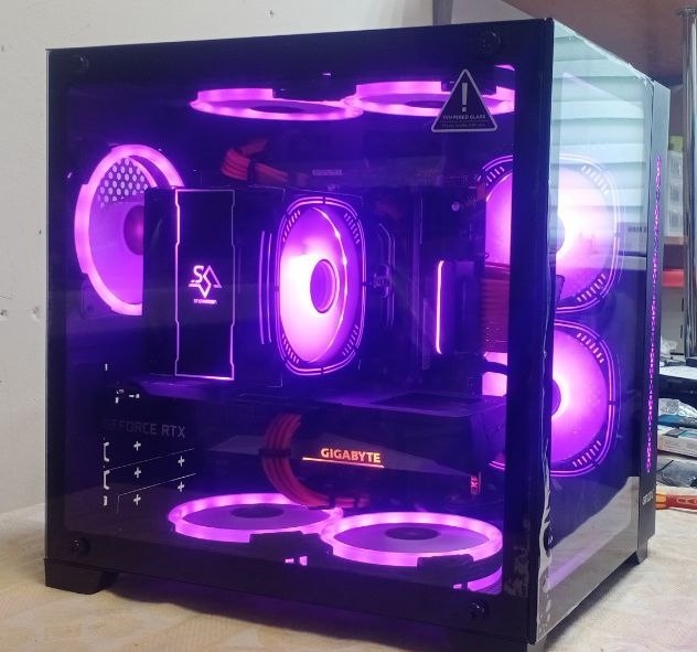 Сборка как в статье, только с более дорогими корпусом, башней и регулируемыми вентиляторами. (около 12000р вышло за это).