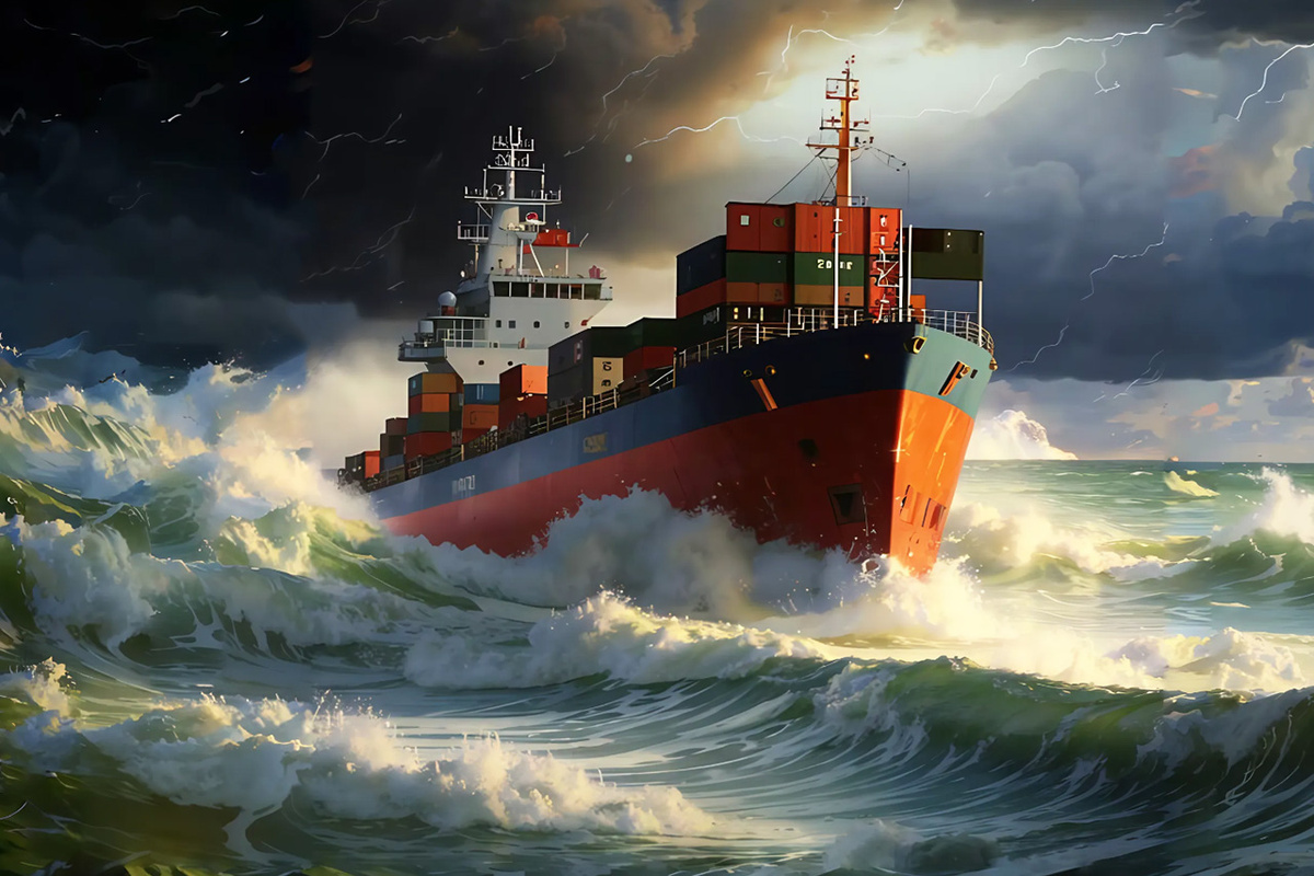 Большой резонанс вызвал инцидент с российскими и китайскими кораблями возле Аляски.  Фото: Фото: Изображение сгенерировано нейросетью Kandinsky 3.1