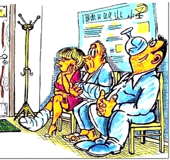 Где-то на просторах типичного приёмного отделения... 
