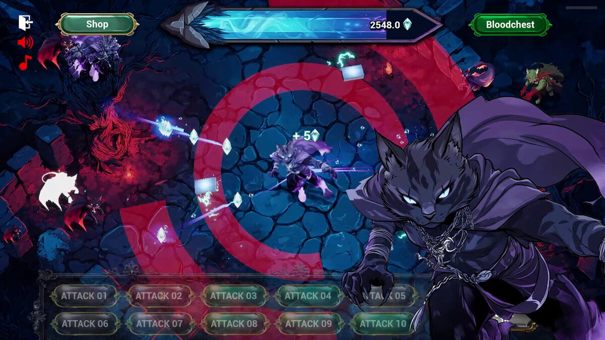    Галерея игры Vampire Cat