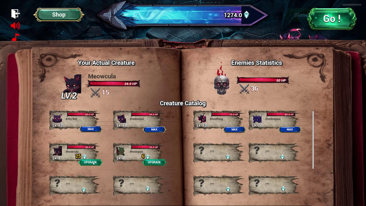    Галерея игры Vampire Cat