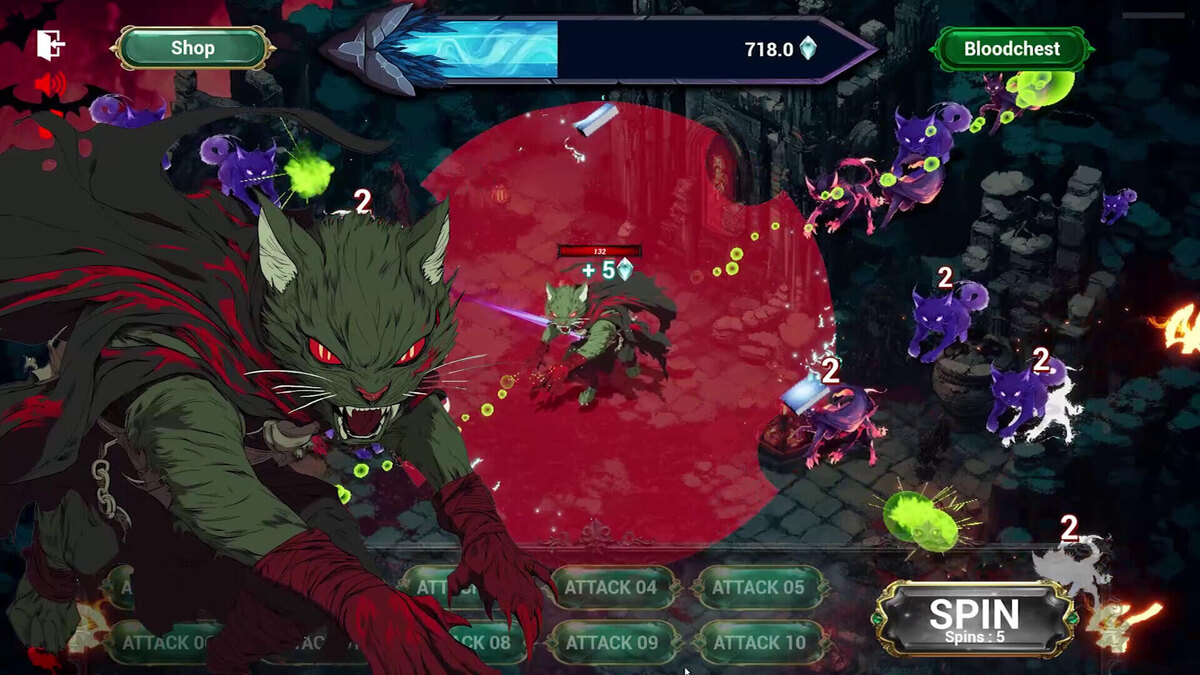    Галерея игры Vampire Cat