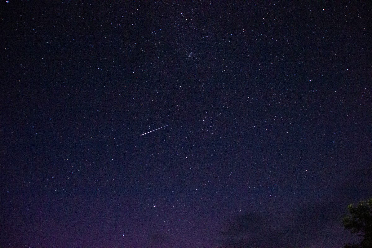 Падающая звезда. Тоцкий район, 2022 год. Canon EOS 1100d