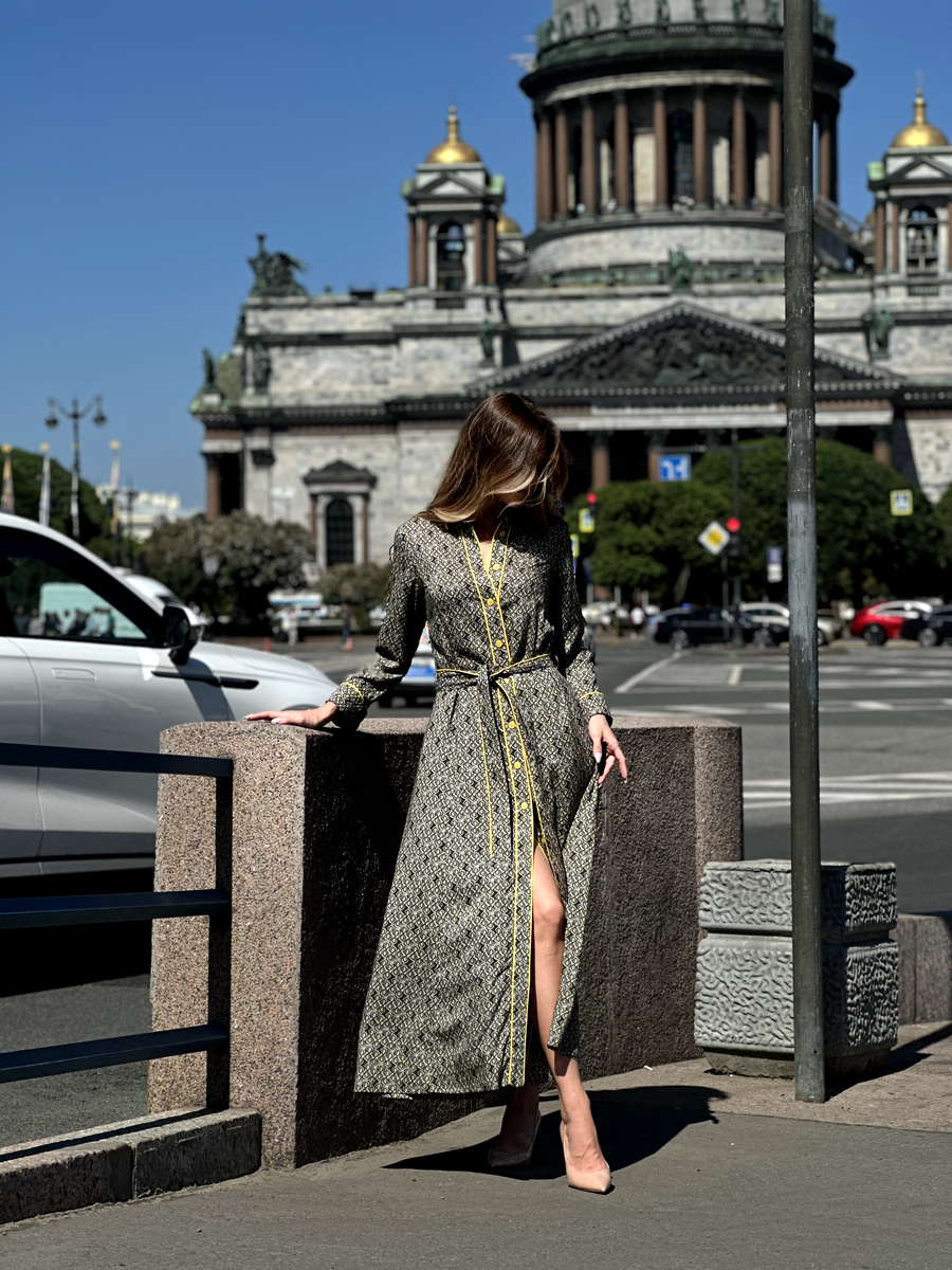 Платье-рубашка, артикул 2596