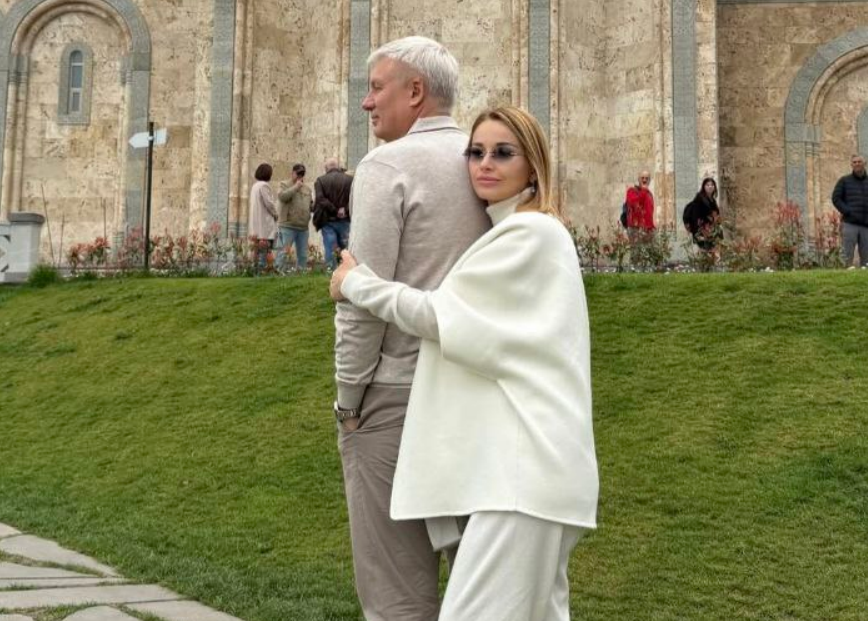 Ольга Орлова с мужем. Фото: Telergam / @olgaorlova