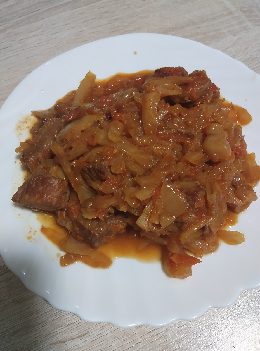 Тушёная капуста 