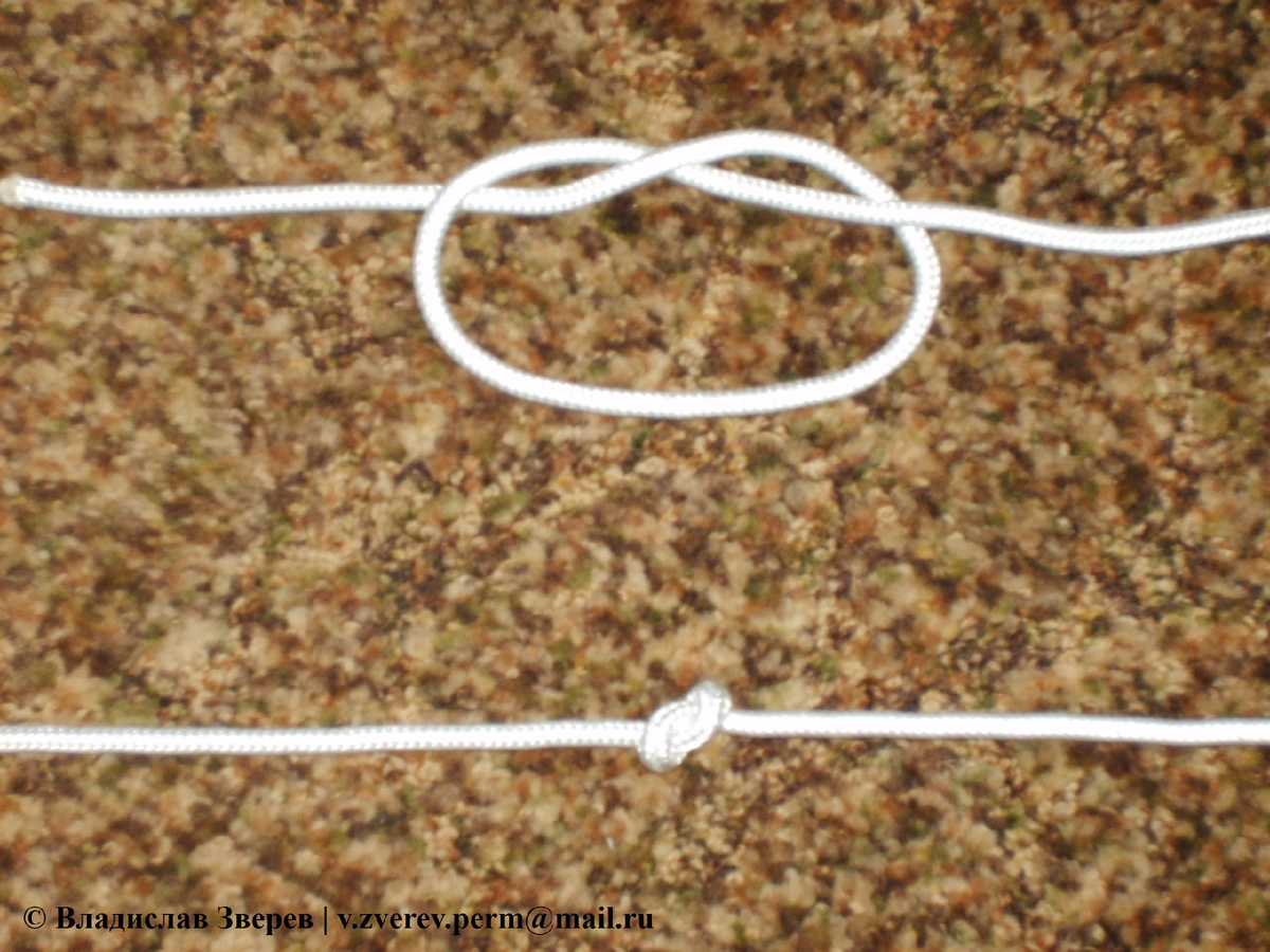 Фото 1. Простой узел.