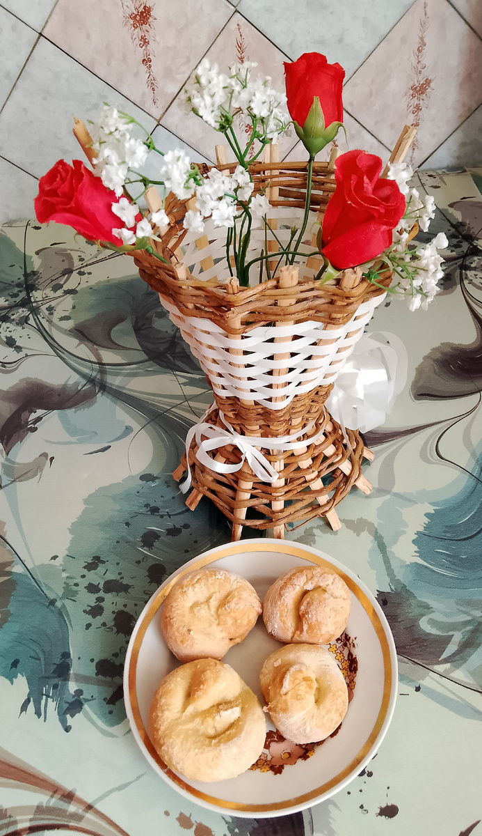 Сахарные "улитки" к чаю.