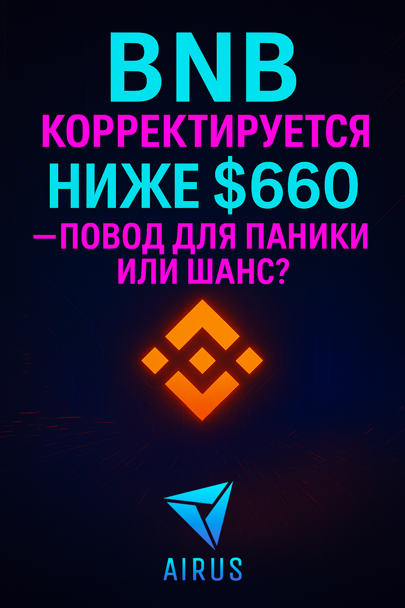 BNB корректируется ниже $660
