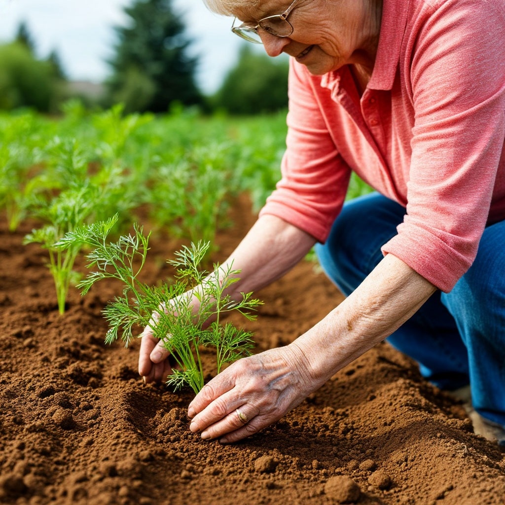 Посев моркови с песком: чтобы не прореживать, как Ольга брови