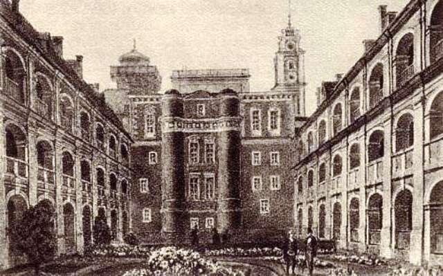 
Виленский университет 1803 г., обсерватория. https://commons.m.wikimedia.org/wiki/File:Vilnia,_Universyteckaja,_Abservatoryja._Вільня,_Унівэрсытэцкая,_Абсэрваторыя_(1850).jpg