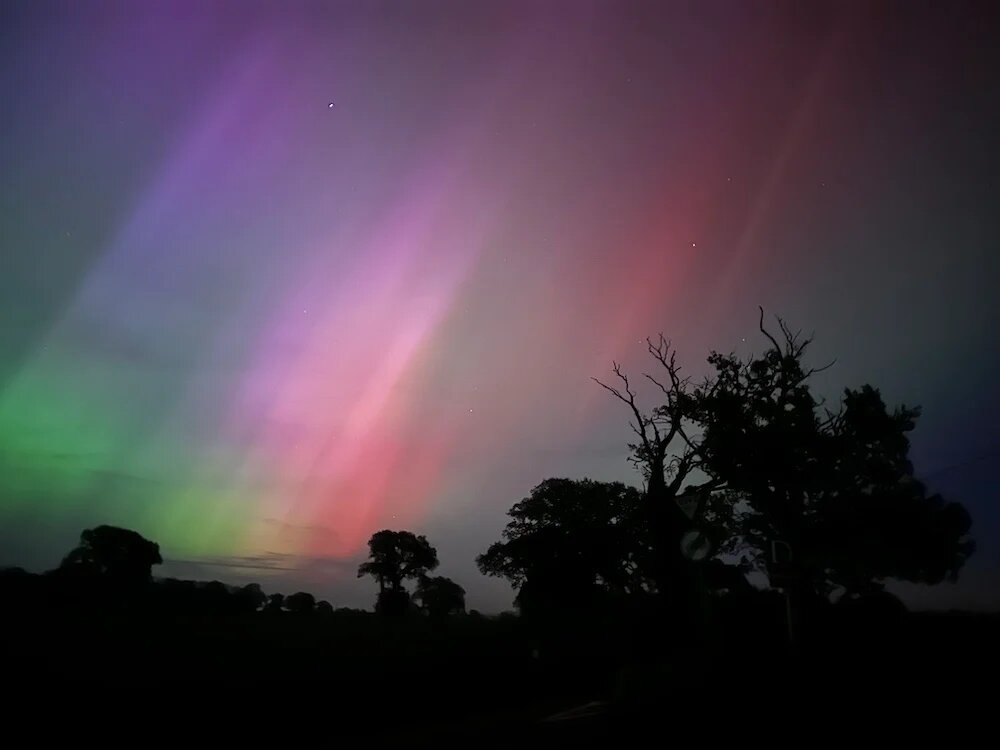 Потрясающее зрелище северного сияния