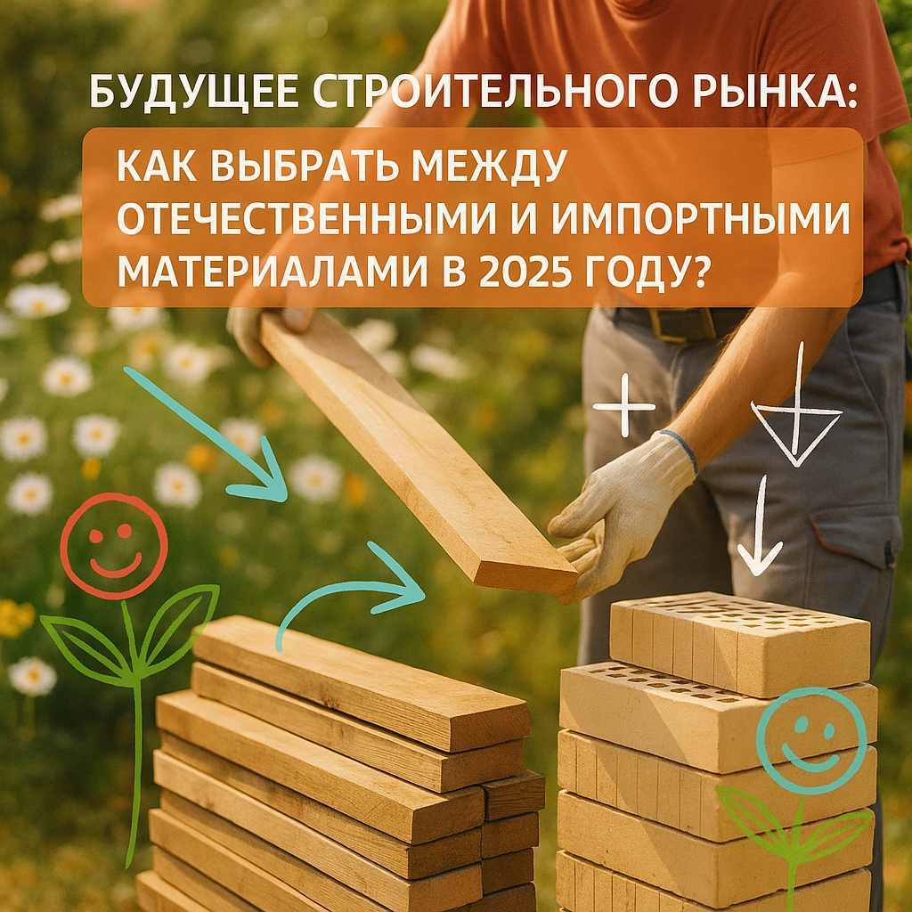    Будущее строительного рынка: как выбрать между отечественными и импортными материалами в 2025 году?