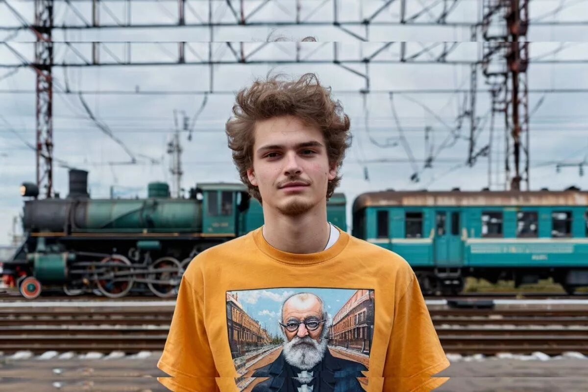 В последнее время цитаты оригинального российского мыслителя появились на этикетках местной продукции. С портретом. Отличный маркетинговый ход!
Фото: Нейросеть shedevrum.ai