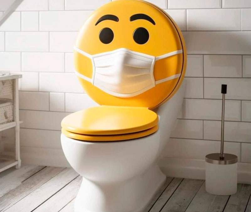 Веселый унитаз