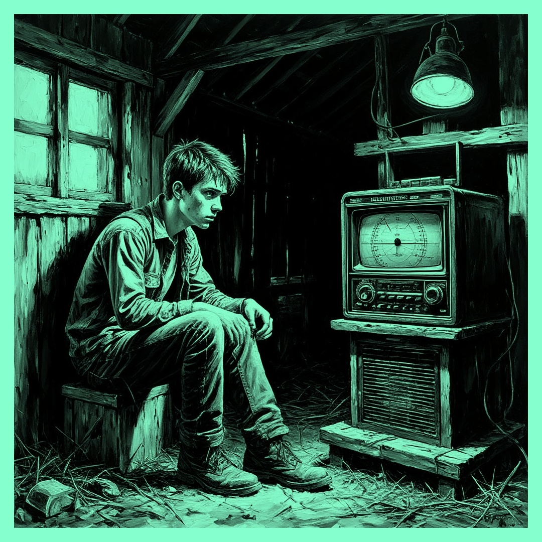Я всегда вожусь со старыми радиоприёмниками в сарае