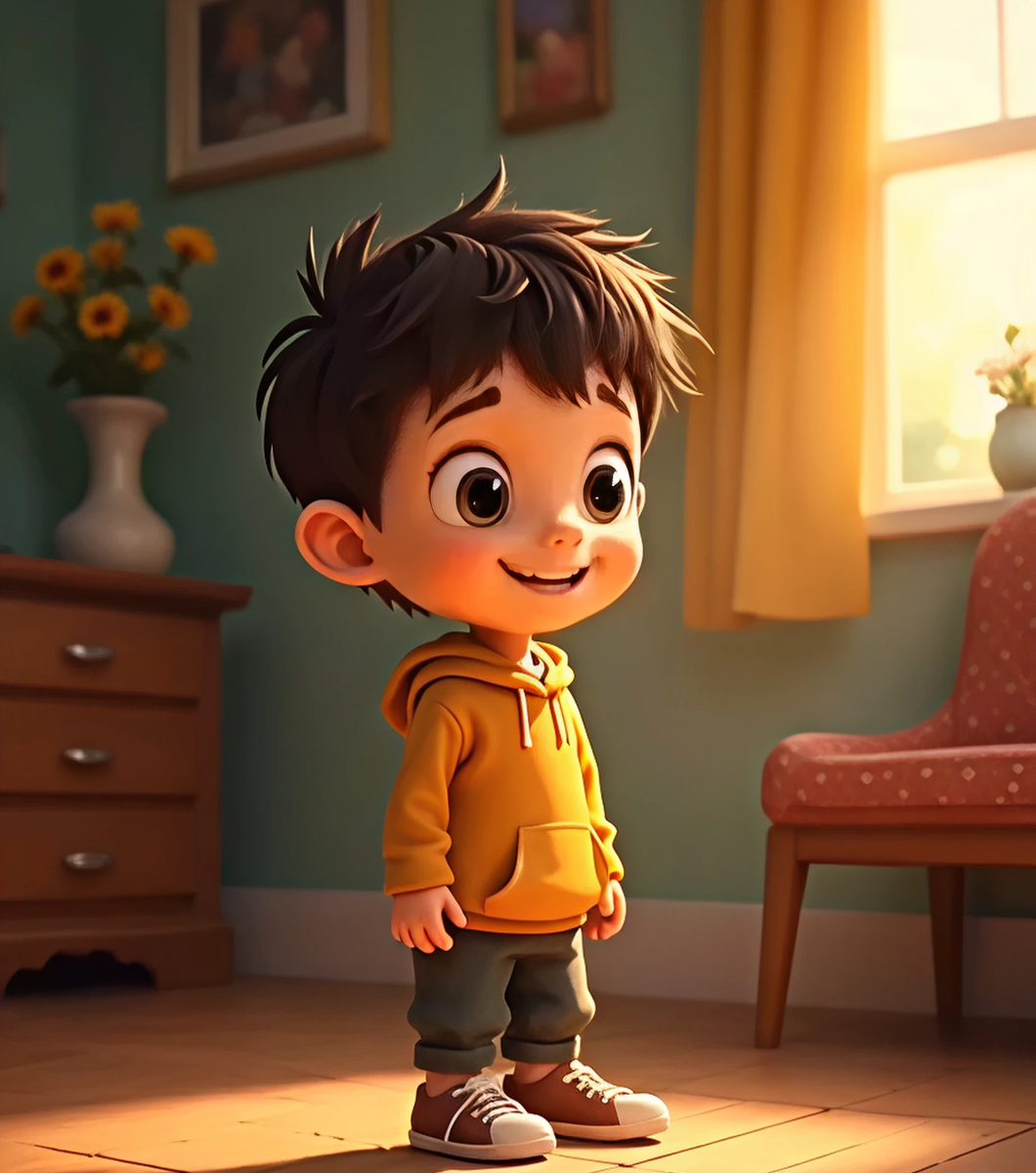 Кадр из мультфильма, внук