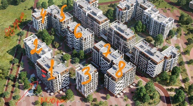 Сданы 8 корпусов