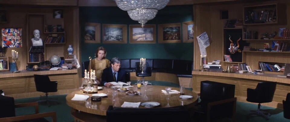 Библиотека на станции "Солярис". Кадр из фильма