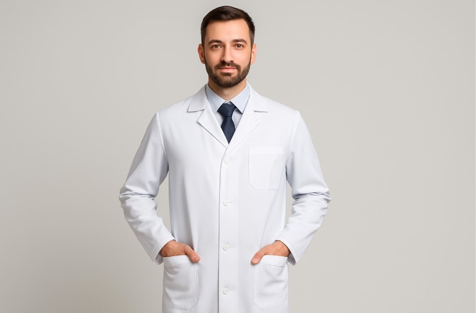 Мужской медицинский халат