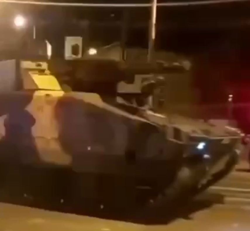   Тяжелую военную технику заметили в Венгрии недалеко от границ с Украиной. Источник: соцсети