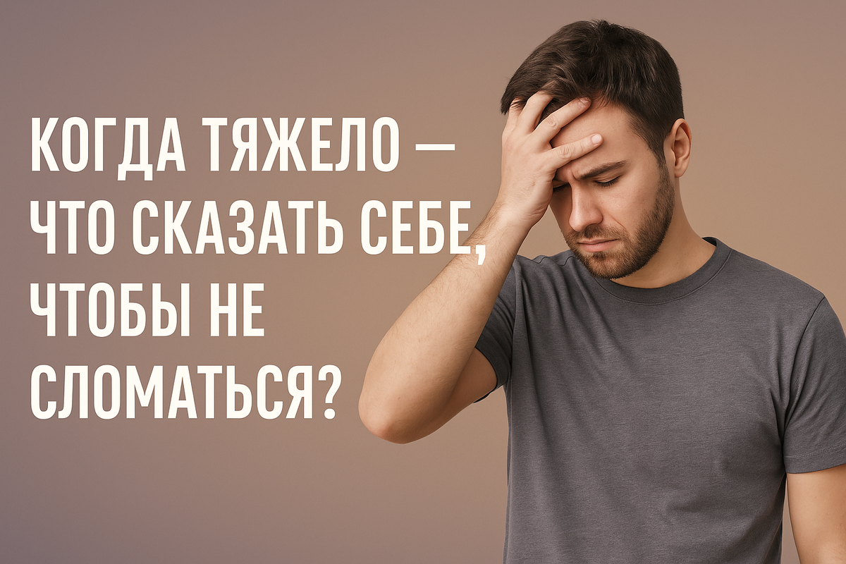 Когда совсем тяжело — что себе сказать, чтобы не сломаться?