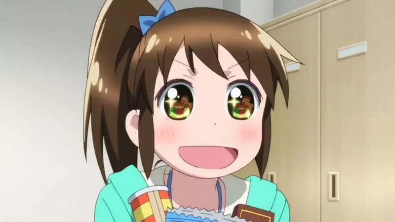    Кадр из аниме «МангаЧки!», реж. Нобуаки Наканъиси, Doga Kobo