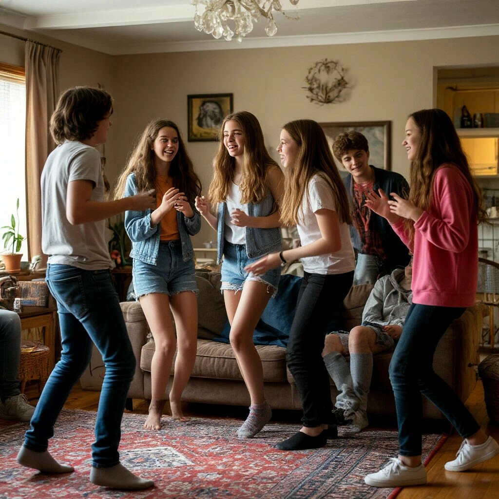 Чем закончится вечеринка подростков?