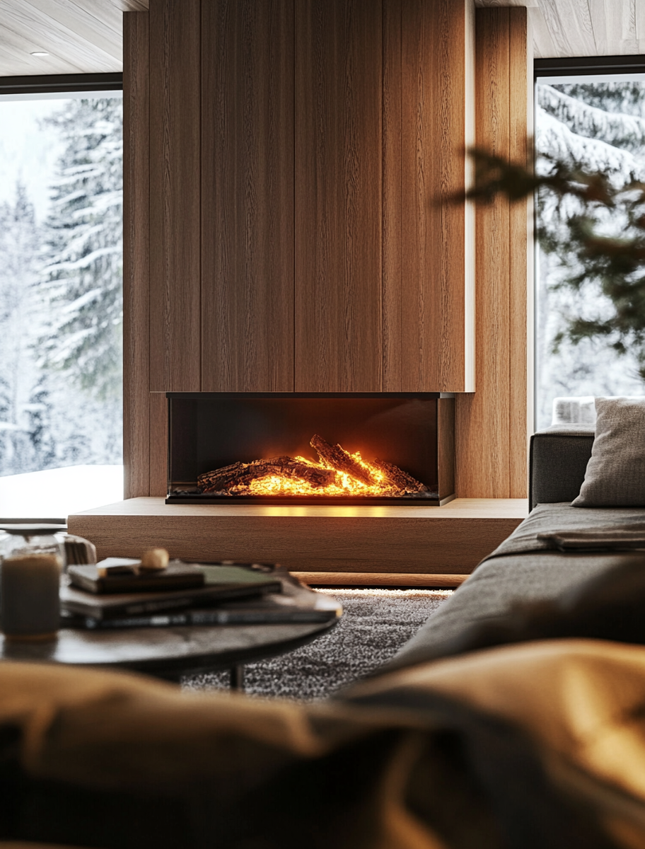    Электрический камин Silvia с эффектом 3D пламени: создайте уют и стиль в вашем доме с идеальным решением для зимних вечеров Kamin