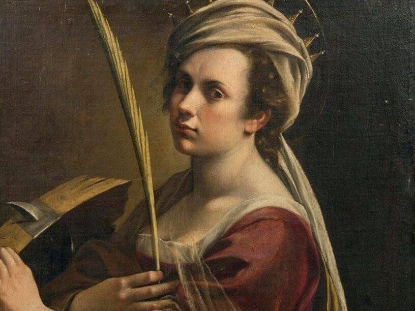 Артемизия Джентилески, «Автопортрет в образе мученицы», ок. 1615