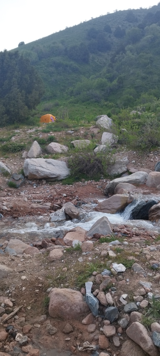 Собственно, ручеек. Ширину не очень хорошо видно, но метра два точно есть. 