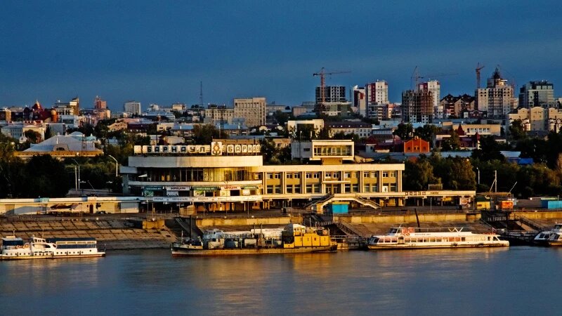     Вид на Барнаул. Речной вокзал. Михаил Хаустов