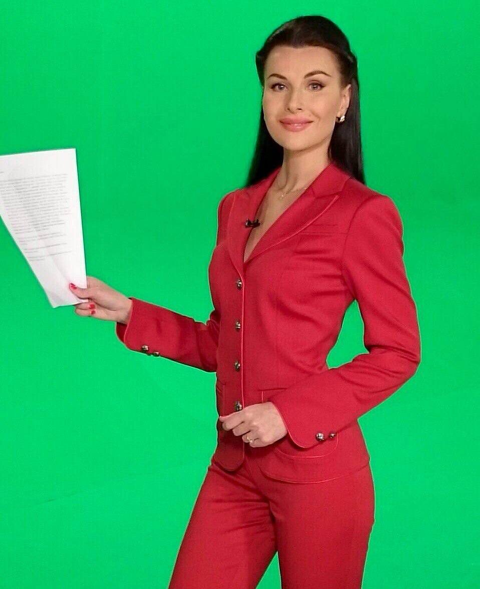 На фото: ведущая прогноза погоды на канале ТВЦ Наталия Зотова  