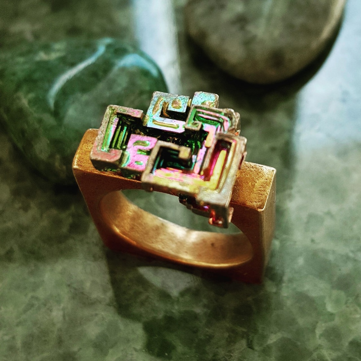 Кольцо с висмутом. Автор Евгения Тайя