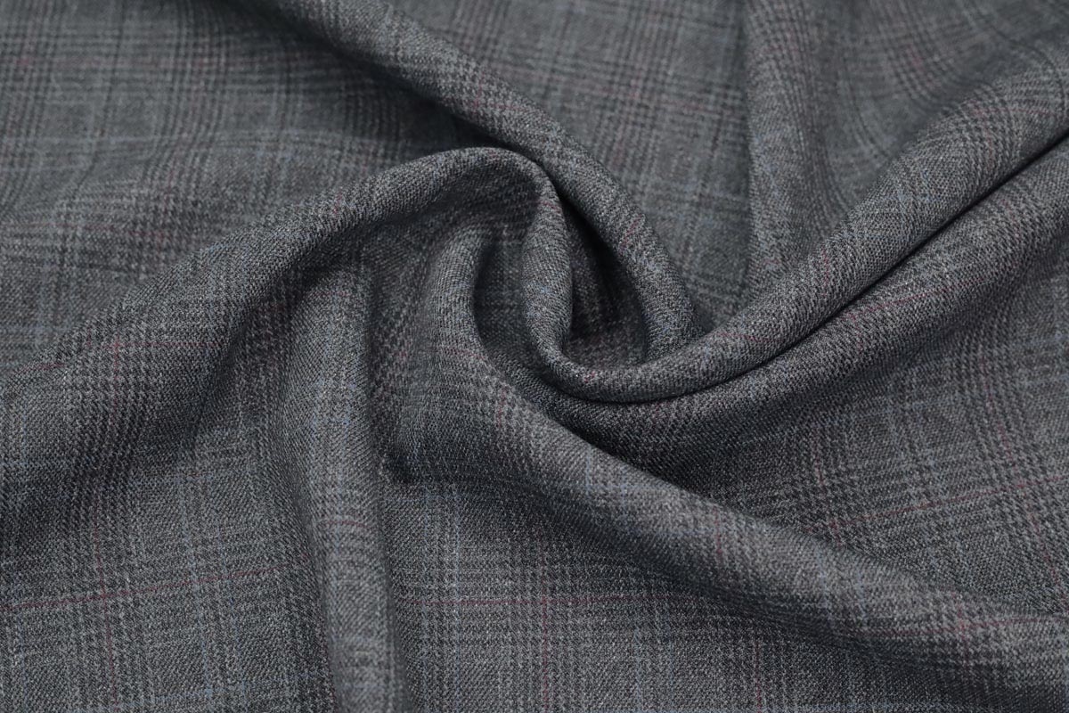 Костюмная ткань поливискоза в клетку