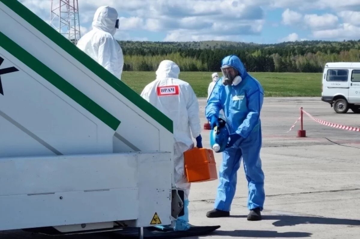   В аэропорту Красноярска прошли учения при выявлении пассажира с холерой