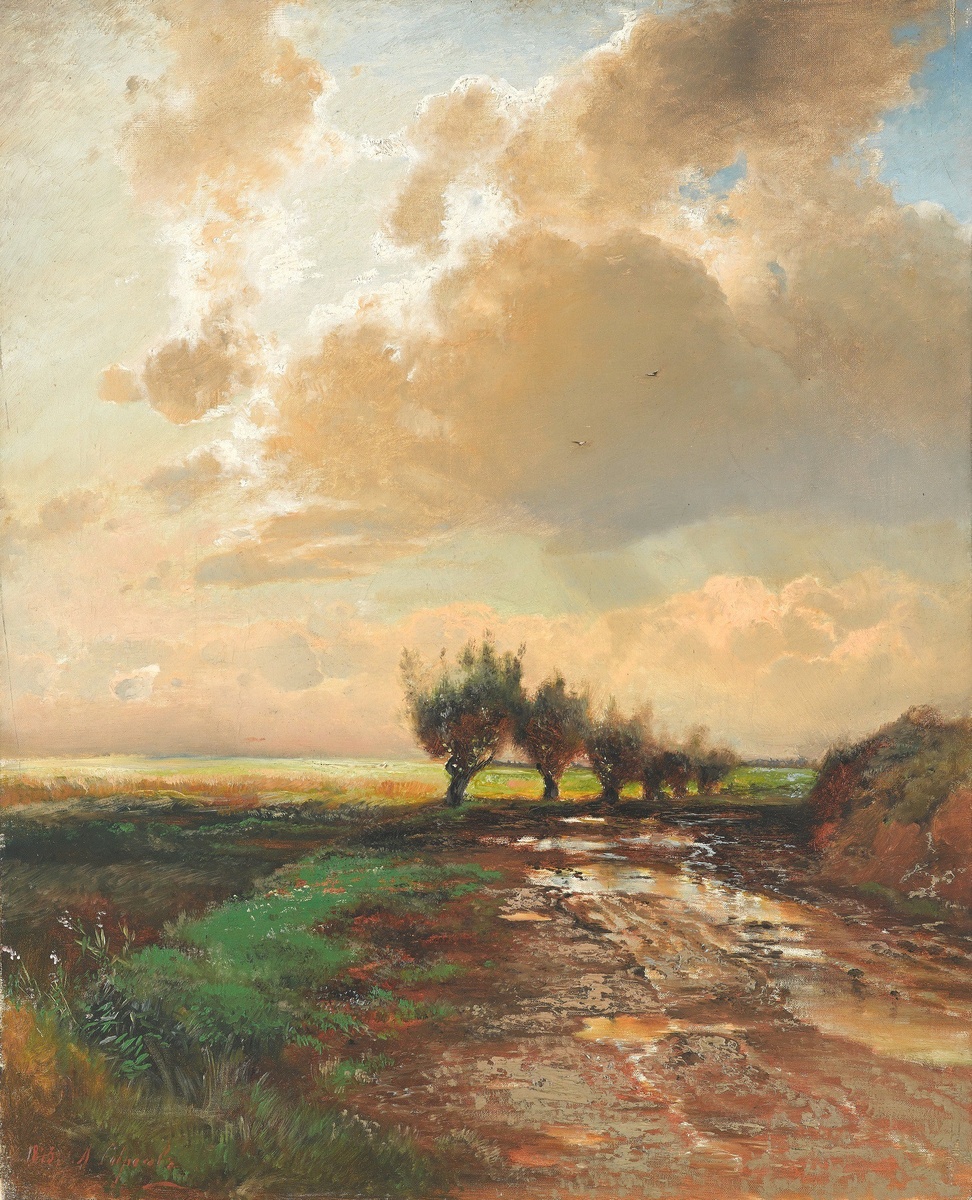 «Просёлок», Алексей Саврасов, 1873, Третьяковская галерея, Москва