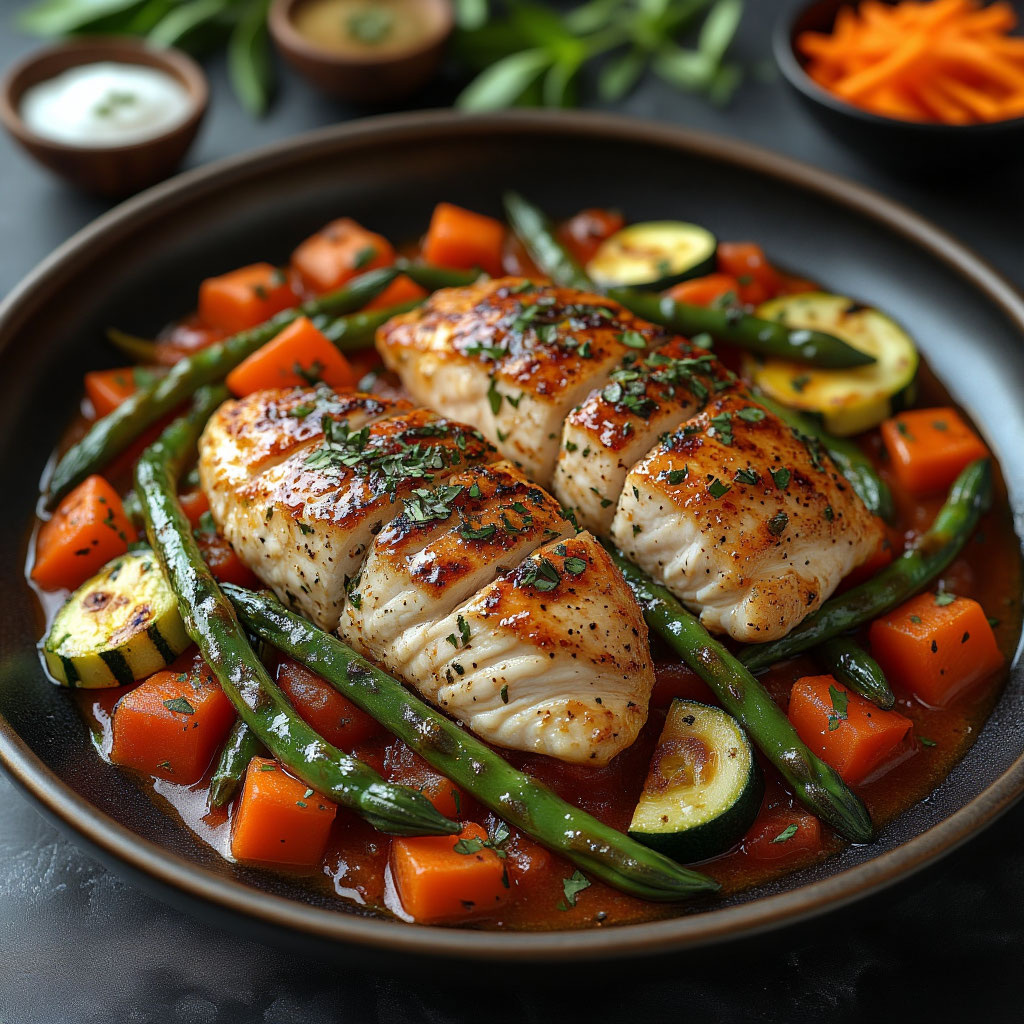 Куриное филе по азиатски для ПП и диабетиков