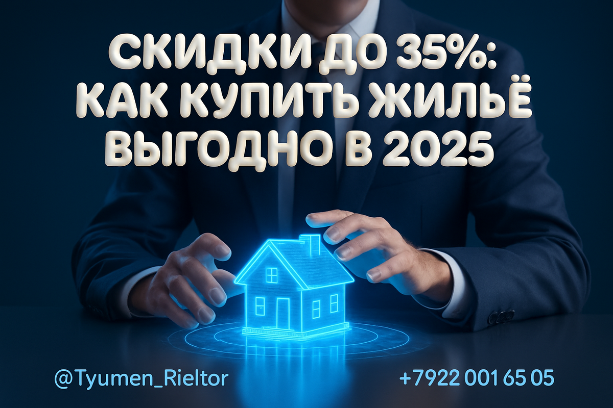    Скидки до 35%: Как Купить Жильё Выгодно в 2025 Святослав Шакин