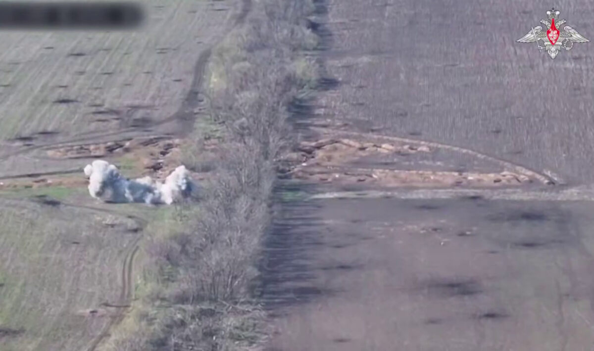    скриншот видео с телеграм-канала Министерства обороны России