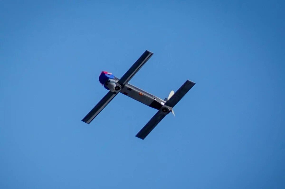    Ударный дрон Switchblade 300, выставленный Украиной на продажу.